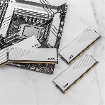 Оперативная память XPG Lancer, DDR5, 32GB (2x16GB), 6000MHz, CL30, DIMM, с радиаторами, белый, фото2