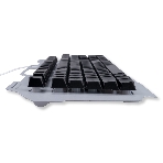 Клавиатура Gembird KB-G710M-S проводная, USB Type-A, чёрный/серебристый, фото10