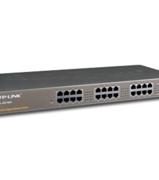 Коммутатор сетевой TP-Link SMB TL-SG1024 Коммутатор 24LAN 10/100/1000Mb/s Unmanagersd Gigabit Rackmount Switch