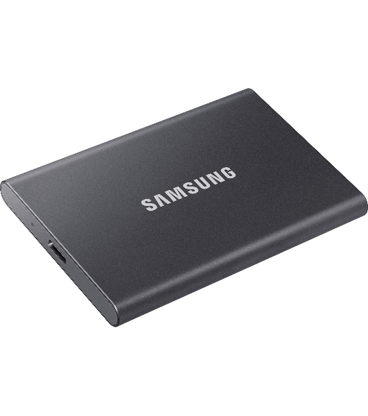 Внешний SSD Samsung T7, 1TB, USB 3.2 Gen 2 Type-C, R/W 1050/1000, серый