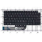 Клавиатура для ноутбука Dell Latitude 3301 черная без рамки, фото2