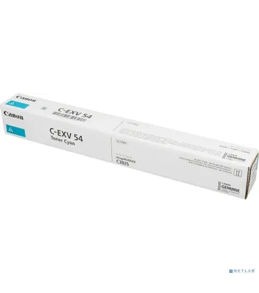 Картридж лазерный Canon C-EXV54C (1395C002) голубой (8 500) для Canon imageRUNNER C3226i/C3025i/C3025/C3125