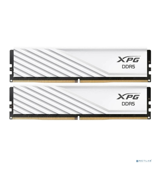 Оперативная память XPG Lancer Blade, DDR5, 32GB (2x16 GB), 6000 MHz, CL36, радиатор, белый