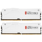 Оперативная память Kingston Fury Beast, DDR5, 32Gb (2x16 Gb), 6400 MHz, CL32, радиатор, RGB, белый, фото3