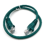 Патч-корд Buro cat.5e molded 0.5м зеленый RJ-45 (m)-RJ-45 (m), фото 1