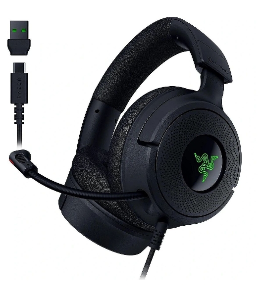 Гарнитура Razer Kraken V4 X чёрный, проводная, подсветка