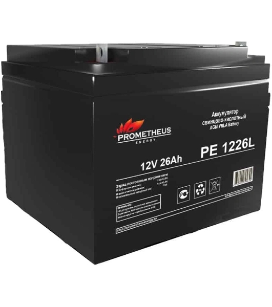 Батарея для ИБП Prometheus Energy PE 1226L 12В 26А·ч