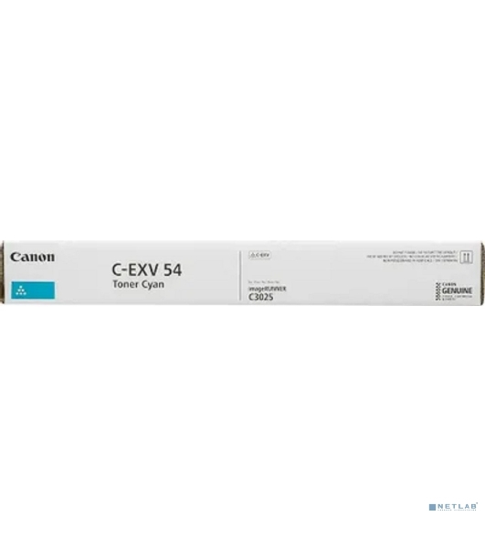 Картридж лазерный Canon C-EXV54C (1395C002) голубой (8 500) для Canon imageRUNNER C3226i/C3025i/C3025/C3125