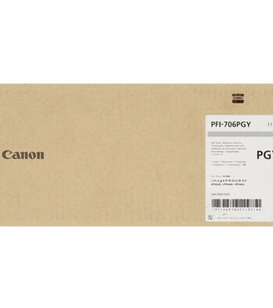 Картридж струйный Canon PFI-706 PC (6685B001) фото голубой (700 мл) для Canon iPF8300S/8400/9400S/9400