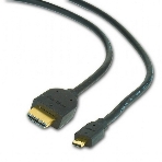 Кабель Cablexpert HDMI-micro HDMI CC-HDMID-6, 19M/19M, v2.0, медь, позол.разъемы, экран, 1.8м, черный, пакет, фото6