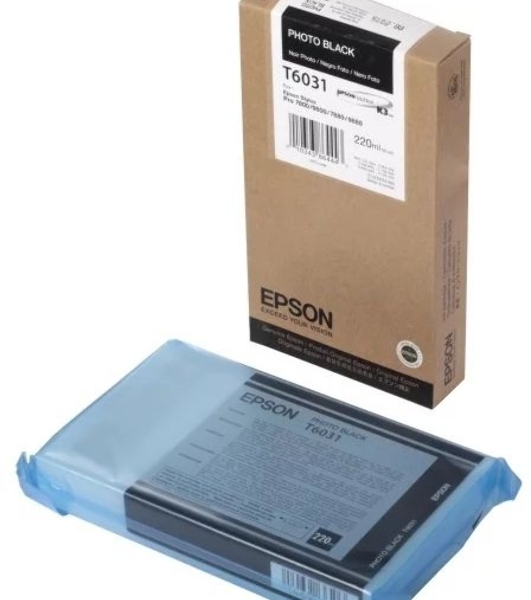 Картридж струйный Epson C13T603100 черный (220 мл) для Epson Sty Pro 7800/9800/7880/9880