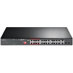 Коммутатор 24-port 10/100Mbps Unmanaged PoE+ Switch with 2 combo RJ-45/SFP uplink ports, metal case, rack mount, 24 802.3af/at compliant PoE+ ports, 2 gigabit combo RJ-45/SFP uplink ports, DIP switches for Extend mode, Isolation mode and Priority mode, up to 25, фото14