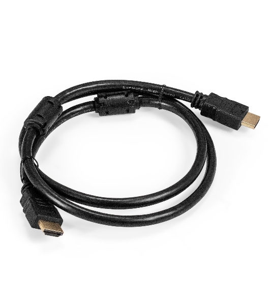 Кабель HDMI ExeGate EX-CC-HDMI2-1.0F (19M/19M, v2.0, 1м, 4K UHD, Ethernet, ферритовые кольца, позолоченные контакты)