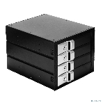 Корзина для HDD ExeGate EX264645RUS HS435-01 (универсальная, на 4*3,5' SATA/SAS HDD, занимает 3*5,25' отсека), фото5