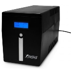 Источник бесперебойного питания Powerman Smart Sine 2000VA/1400W, 220V, Line-Interactive, LCD, Tower, Out: 4xShuko, черный*SmartSine2000, фото 1