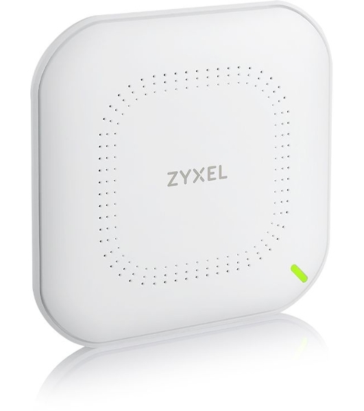 Гибридная точка доступа Zyxel NebulaFlex NWA50AX, WiFi 6, 802.11a/b/g/n/ac/ax (2,4 и 5 ГГц), MU-MIMO, антенны 2x2, до 575+1200 Мбит/с, 1xLAN GE, PoE, без поддержки Captive portal и WPA-Enterprise, защ