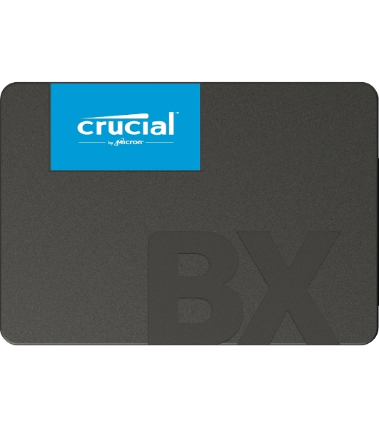 Накопитель SSD Crucial BX500, 500Gb, 2.5', SATA III, R/W 550/500