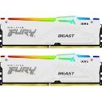 Оперативная память Kingston Fury Beast, DDR5, 64Gb (2x32GB), 5200MHz, CL40, DIMM, с радиаторами, белый, фото6