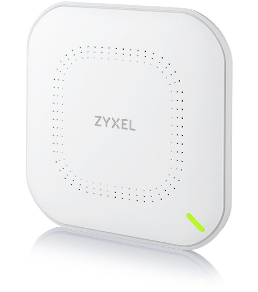 Гибридная точка доступа Zyxel NebulaFlex NWA50AX, WiFi 6, 802.11a/b/g/n/ac/ax (2,4 и 5 ГГц), MU-MIMO, антенны 2x2, до 575+1200 Мбит/с, 1xLAN GE, PoE, без поддержки Captive portal и WPA-Enterprise, защ