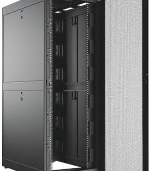 Шкаф телекоммуникационный C3 Solutions 42U 600x1200, черный, дверь перф.
