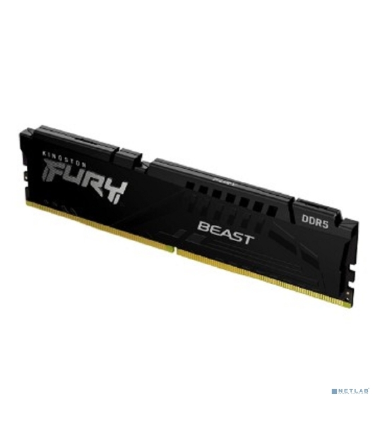 Оперативная память Kingston Fury Beast, DDR5, 32Gb (1x32 GB), 5600 MHz, CL36, DIMM, радиатор, черный