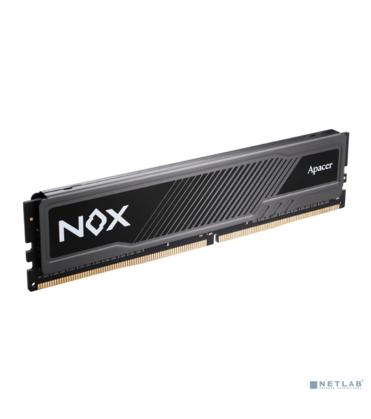 Оперативная память Apacer Nox, DDR4, 16GB (1x16 GB), 3200 MHz, CL16, DIMM, радиатор, черный