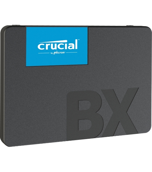 Накопитель SSD Crucial BX500, 500Gb, 2.5', SATA III, R/W 550/500