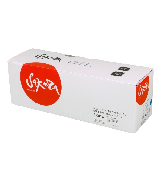 Картридж лазерный Sakura TN241C для Brother HL-3140CW, HL-3150CDW, HL-3170CDW, DCP-9020CDW, MFC-9140CDN, MFC-9330CDW, MFC-9340CDW, синий, 1400