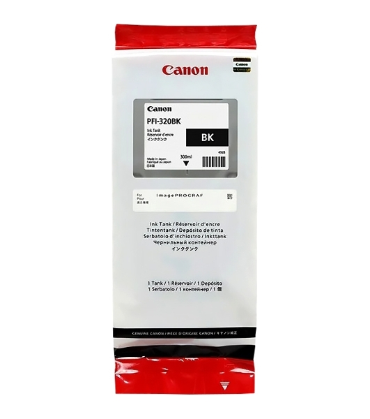 Картридж струйный Canon PFI-320 BK 2890C001 черный (300мл) для Canon Canon imagePROGRAF TM-200/205
