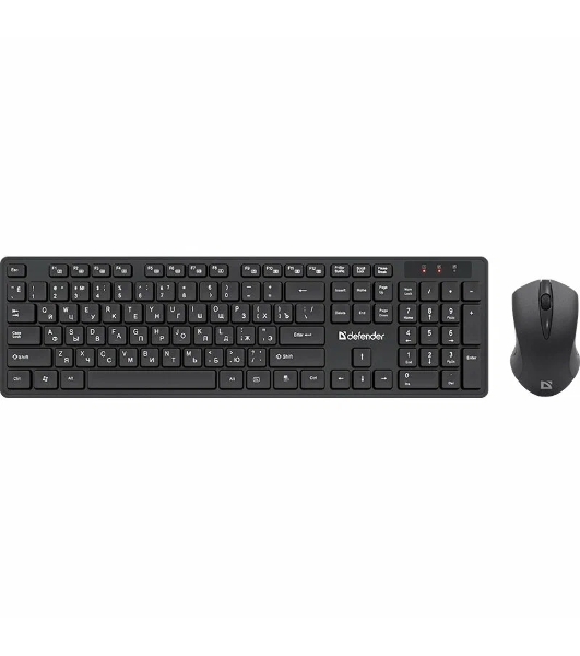 Комплект клавиатура+мышь Defender Lima C-993 беспроводной, USB, 1000 DPI, чёрный