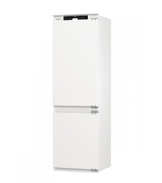 Встраиваемый холодильник Gorenje NRKI517141 белый двухкамерный 175/68 л морозилка снизу, No Frost