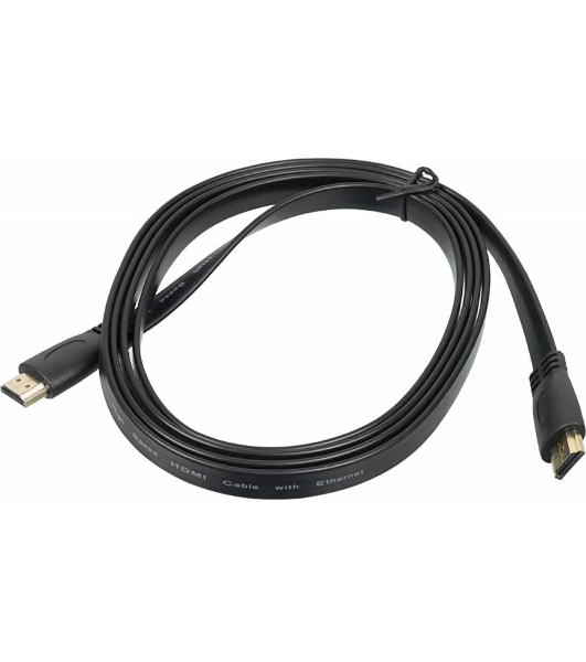 Кабель аудио-видео High Speed ver.1.4 Flat HDMI (m)/HDMI (m) 2м. черный