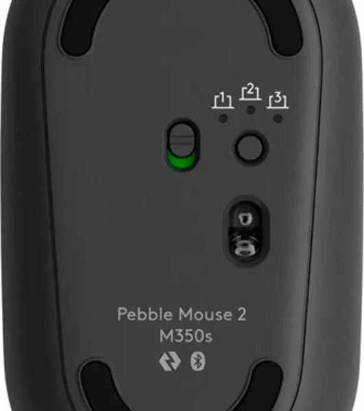 Мышь беспроводная Logitech Pebble 2 M350S графитовый, 4000 dpi, Bluetooth, кнопки - 3