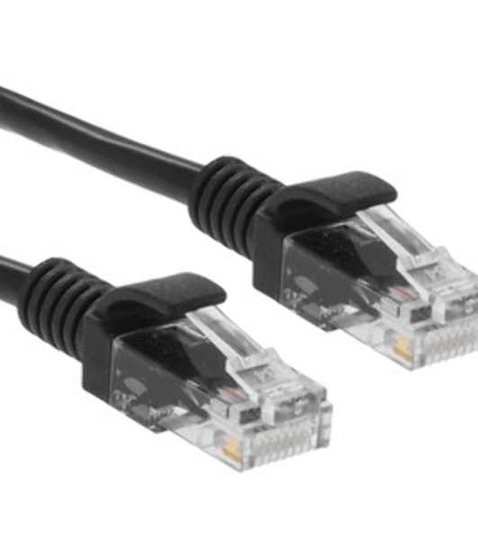 Патч-корд CCA light UTP Гарнизон PC-UTP-5e-3-BK кат.5e, 3м, литой, многожильный черный