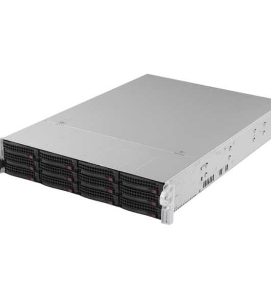 Корпус Supermicro CSE-826BAC4-R920LPB, 2U, 8 x SAS3 & 4 x hybrid NVMe 3.5 bays