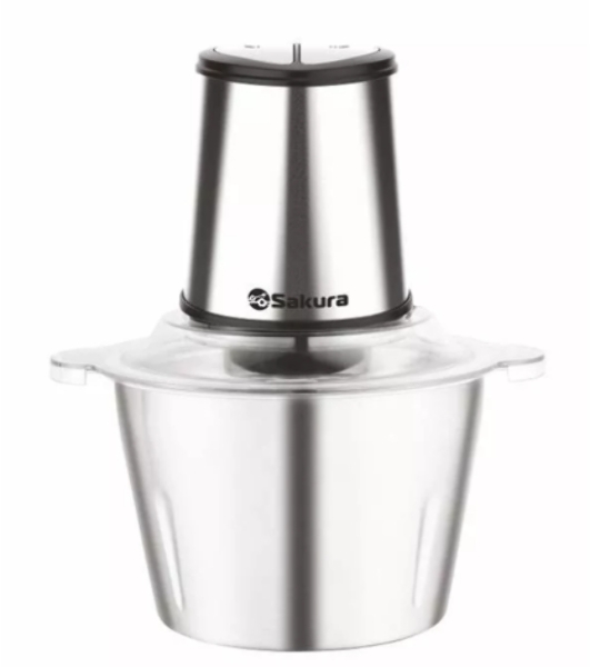 Чоппер Sakura SA-6246BS 600Вт 2 л стальная чаша