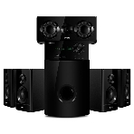 Аудиоколонки SVEN HT-210, черный, акустическая система 5.1, мощность (RMS):50Вт+5x15Вт, Bluetooth, Optical, Coaxial, FM-тюнер, USB/SD, дисплей, ПДУ, фото17