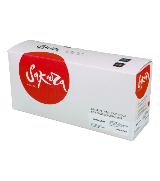 Картридж лазерный Sakura SAQ6003A/707M для LaserJet 1600/2600n/2605/2605dn/2605dtn/CM1015MFP/CM1017MFP, Canon LBP5000, пурпурный, 2000 к.