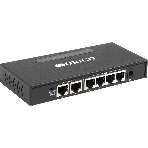 Коммутатор неуправляемый PoE ORIGO OS1206P/60W/A1A 4x100Base-TX PoE+, 2x100Base-TX, PoE-бюджет 60 Вт, корпус металл, фото10