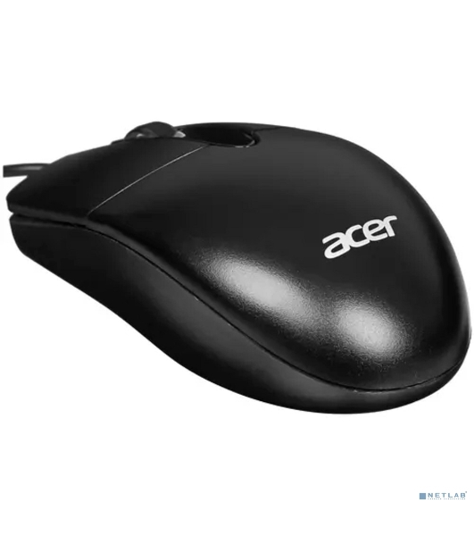 Мышь проводная Acer OMW300 черный, 1200 dpi, USB, кнопки - 3