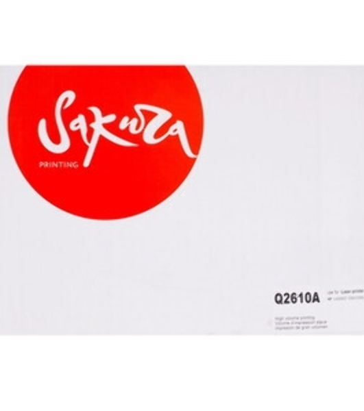 Картридж Sakura Q2610A для HP2300/2300, черный, 6000 к.