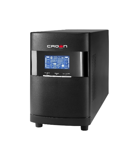 Источник бесперебойного питания Crown CMUOA-350-1K EURO/1000 ВА/900 Вт/2xCEE 7/3 (Schuko) (евророзетка)