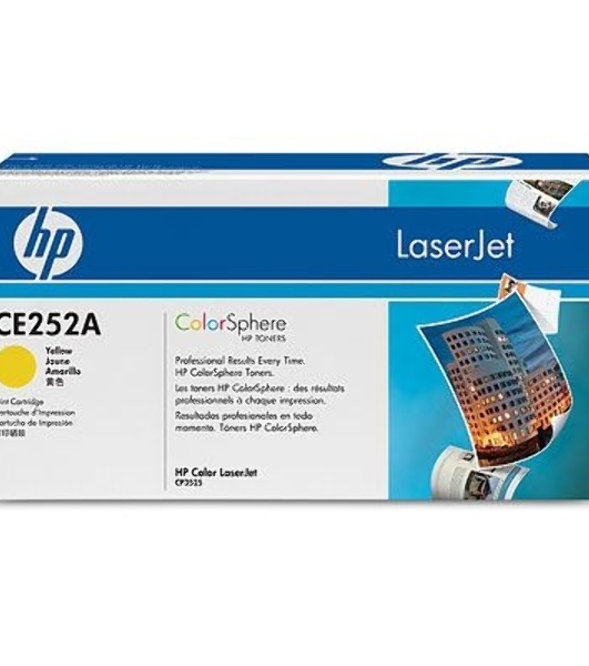 Картридж лазерный HP CE252A желтый для CLJ CM3530/CP3525 7000 стр.