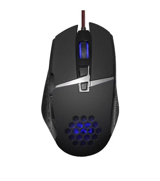 Мышь проводная ExeGate Gaming Standard Laser GML-14 черный, 4000 dpi, USB, кнопки - 8