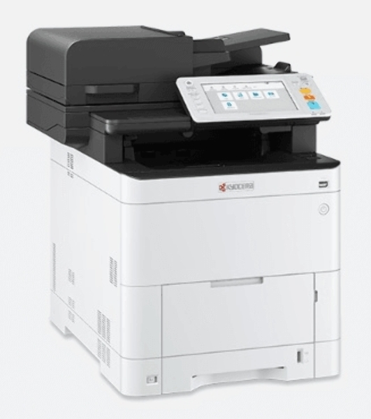 МФУ лазерное Kyocera ECOSYS MA3500cix (1102YK3NL0), A4, цветной, печ. до 35 стр/мин., скан. до 60 стр/мин. (ч/б) 40 стр/мин. (цвет), 1200 x 1200 dpi (печать) 600x600dpi (скан.), USB, RJ-45, Air Print, Mopria
