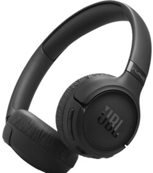 Беспроводные/проводные наушники JBL Tune 680NC черный, накладные, Bluetooth + проводной, адаптивное шумоподавление