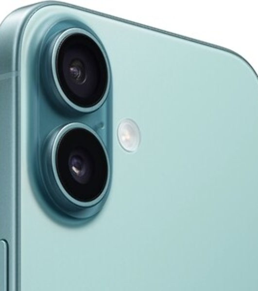 Смартфон Apple iPhone 16 A3287, 8/128Gb, бирюзовый