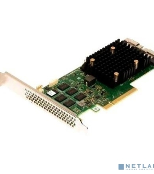 Адаптер SAS 9500-16i SGL (05-50077-02) PCIe v4 x8 LP, Tri-Mode SAS/SATA/NVMe 12G HBA, 16port(4*int SFF8654), 3816 IOC