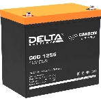 Аккумуляторная батарея Delta CGD 1255 напряжение 12В, емкость 55А·ч (230х138х205мм), фото 1