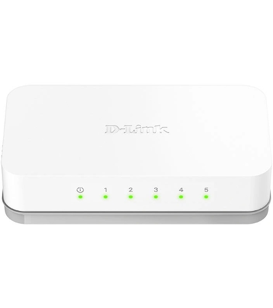 Коммутатор D-Link DES-1005C, 5×100 Мбит/с, неуправляемый